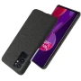 Чехол накладка Textile leather для OnePlus 9RT коричневый