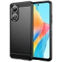 Чохол накладка Polished Carbon для Oppo A58 4G чорний