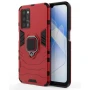 Чехол накладка Ricco Black Panther Armor для Oppo A55 / Oppo A55 5G красный
