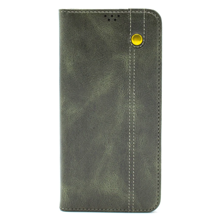 Шкіряний чохол книжка Epik Rivet New для Apple iPhone 13