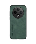 Шкіряний чохол - накладка X&E для Oppo A3 5G (China) з металевою вставкою
