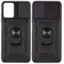 Чехол накладка Ricco Camera Sliding для Oppo Reno7 Lite красный