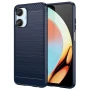 Чохол-накладка Polished Carbon для Realme 10 Pro+ синій