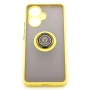 Чохол-накладка TPU Color Matte Ring для Realme 10 Pro Plus жовтий