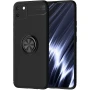 Чехол Auto Focus C-KU 360 Rotating Ring для Realme C11 черный с красным