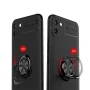 Чехол Auto Focus C-KU 360 Rotating Ring для Realme C11 черный с красным