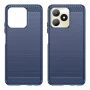 Чехол - накладка Polished Carbon для Realme C51 / Realme C53 / Realme Note 50 черный