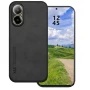 Шкіряний чохол - накладка X&E для Realme C67 4G з металевою вставкою зелений