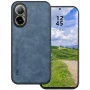 Шкіряний чохол - накладка X&E для Realme C67 4G з металевою вставкою зелений
