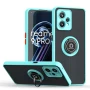 Чехол-накладка TPU Color Matte Ring для Realme 9 Pro / 9 5G зелёный