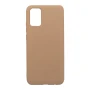 Чехол накладка New Silicone Case для Samsung Galaxy A02s / A03s пудра