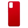 Чехол накладка New Silicone Case для Samsung Galaxy A02s / A03s пудра