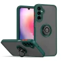 Чохол-накладка TPU Color Matte Ring для Samsung Galaxy A34 чорно-червоний