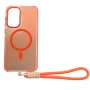 Чехол - накладка Omeve Chameleon для Samsung Galaxy A36 5G с кольцом MagSafe и шнурком