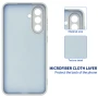 Чехол - накладка Silicone Cover Full для Samsung Galaxy A36 5G лаванда