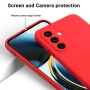 Чехол - накладка Silicone Cover Full для Samsung Galaxy A36 5G лаванда