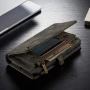 Чехол-кошелек CaseMe Retro Leather для Samsung Galaxy A72, Black