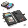Чехол-кошелек CaseMe Retro Leather для Samsung Galaxy A72, Black