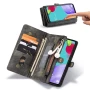 Чехол-кошелек CaseMe Retro Leather для Samsung Galaxy A72, Black