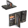 Чехол-кошелек CaseMe Retro Leather для Samsung Galaxy A72, Black