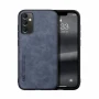 Шкіряний чохол - накладка X&E для Samsung Galaxy A05s з металевою вставкою сірий