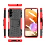 Бронированный чехол Armored Case для Samsung Galaxy A13 5G красный