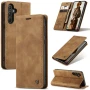Чехол - книжка CaseMe для Samsung Galaxy A55 светло-коричневой