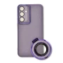 Силиконовый чехол накладка Glitter Case Kathy Tech для Samsung Galaxy A55​ с металлическим кольцом держателем в комплекте зеленый