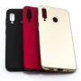 Силіконовий матовий чохол накладка ROCK для для Samsung Galaxy A60 червоний