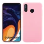 Матовый чехол накладка Silicone Matted для Samsung Galaxy A60 / M40 черный