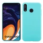 Матовый чехол накладка Silicone Matted для Samsung Galaxy A60 / M40 черный