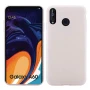Матовый чехол накладка Silicone Matted для Samsung Galaxy A60 / M40 черный