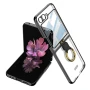 Чехол накладка GKK Glass Ring для Samsung Galaxy Flip6 чёрный