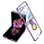 Чехол накладка GKK Glass Ring для Samsung Galaxy Flip6 чёрный