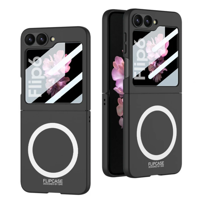 Чохол-накладка Omeve Shockproof Military для Samsung Galaxy Flip6 з підтримкою бездротової зарядки