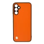 Кожаный чехол - накладка CODE Tactile Experience для Samsung Galaxy M14 оранжевый