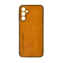 Кожаный чехол - накладка Fanoya для Samsung Galaxy M14 коричневый