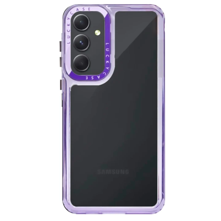 Чохол-накладка Lucky Case для Samsung Galaxy M15 5G / F15 5G з двоколірною рамкою