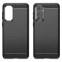  Чехол - накладка Polished Carbon для Samsung Galaxy M55 5G синий