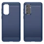  Чехол - накладка Polished Carbon для Samsung Galaxy M55 5G синий