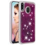 Силіконовий чохол-накладка Epik Bling Sand Case для Samsung Galaxy M20 фіолетовий