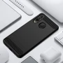 Чехол накладка Polished Carbon для Samsung Galaxy M40 / A60 черный