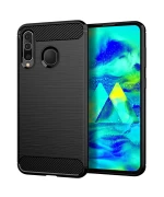 Чехол накладка Polished Carbon для Samsung Galaxy M40 / A60