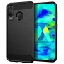 Чехол накладка Polished Carbon для Samsung Galaxy M40 / A60 черный