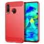 Чехол накладка Polished Carbon для Samsung Galaxy M40 / A60 черный