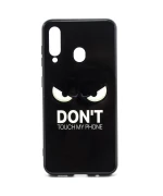 Чехол Glass Case Don't touch my phone для Samsung Galaxy M40 / A60