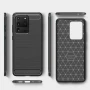 Чохол-накладка Polished Carbon для для Samsung Galaxy S20 Ultra червоний