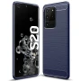 Чохол-накладка Polished Carbon для для Samsung Galaxy S20 Ultra червоний