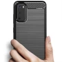  Чохол-накладка Polished Carbon для Samsung Galaxy S20 / S20 5G червоний