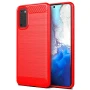  Чохол-накладка Polished Carbon для Samsung Galaxy S20 / S20 5G червоний